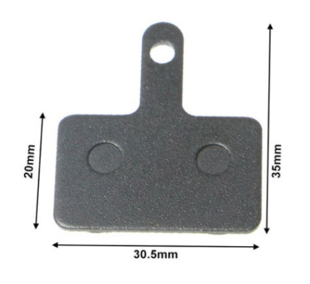 Set placute frana bicicleta / trotineta 01B [1]