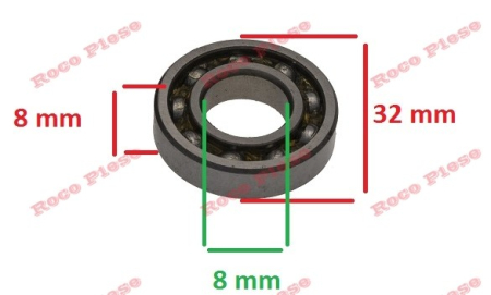 Set rulmenti ambielaj drujba STIHL MS 240, MS 260, MS 280, MS 340, MS 341, MS 360, MS 361, MS 460 [2]