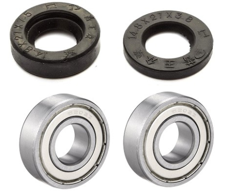 Kituri motor bicicleta  - Set rulmenti + simeringuri ambielaj kit motor bicicleta