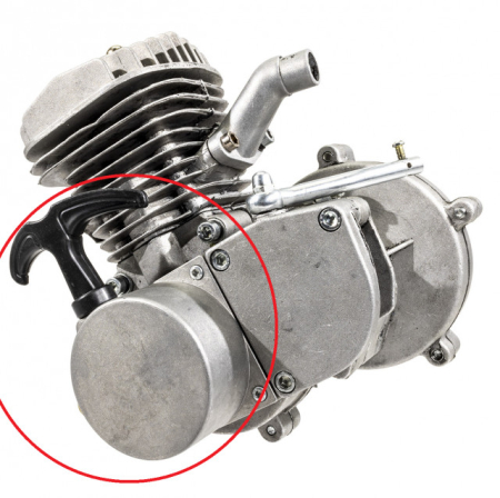 Sistem de pornire la sfoara bicicleta cu motor 2 timpi (model 2) [2]