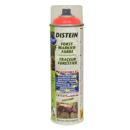 Piese drujba - Spray marcaj forestier rosu fluorescent 500ml