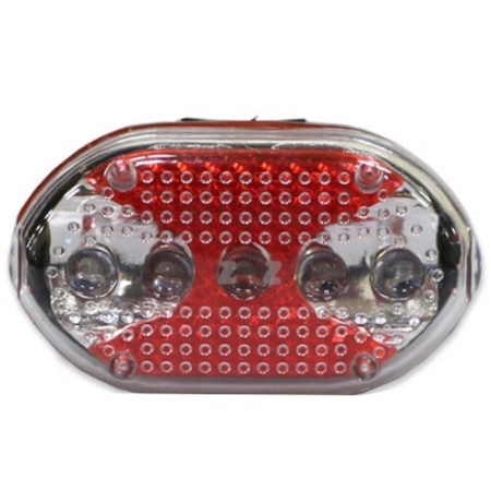 Piese biciclete  - Stop bicicleta (5 Leduri) Alb si Rosu