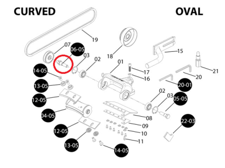 Surub decojitor busteni drujba curbat (KS.06-05) (buc) [1]