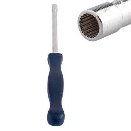 Service reparatii drujbe motocoasa  - Surubelnita pentru reglat carburator (interior zimtat) 21 zimti