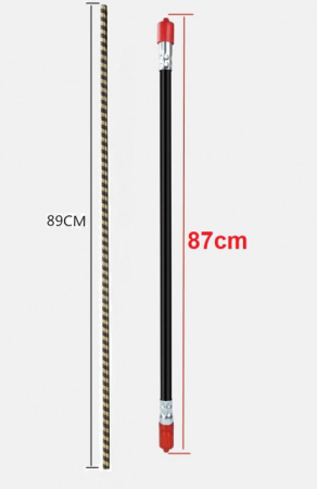 Piese motocoasa - Tija flexibila completa pentru motocoasa 890mm / ❒7mm