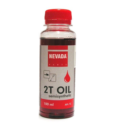 Piese motocoasa - Ulei amestec 2T rosu Nevada (100 ml)
