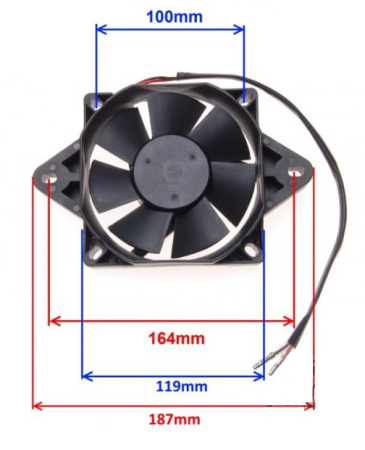 Ventilator racire radiator ATV 200cc [1]