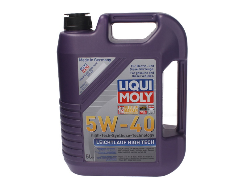Ulei Lichide tehnice - Ulei motor LIQUI MOLY Leichtlauf High Tech 5W40 5L CF