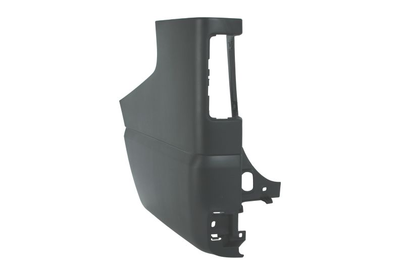 Caroserie - Colt bara protectie Spate Stanga (cu gaura pentru lampa de ceata, negru, THATCHAM) potrivit FIAT TALENTO 296; NISSAN NV300; OPEL VIVARO B; RENAULT TRAFIC III dupa 2014