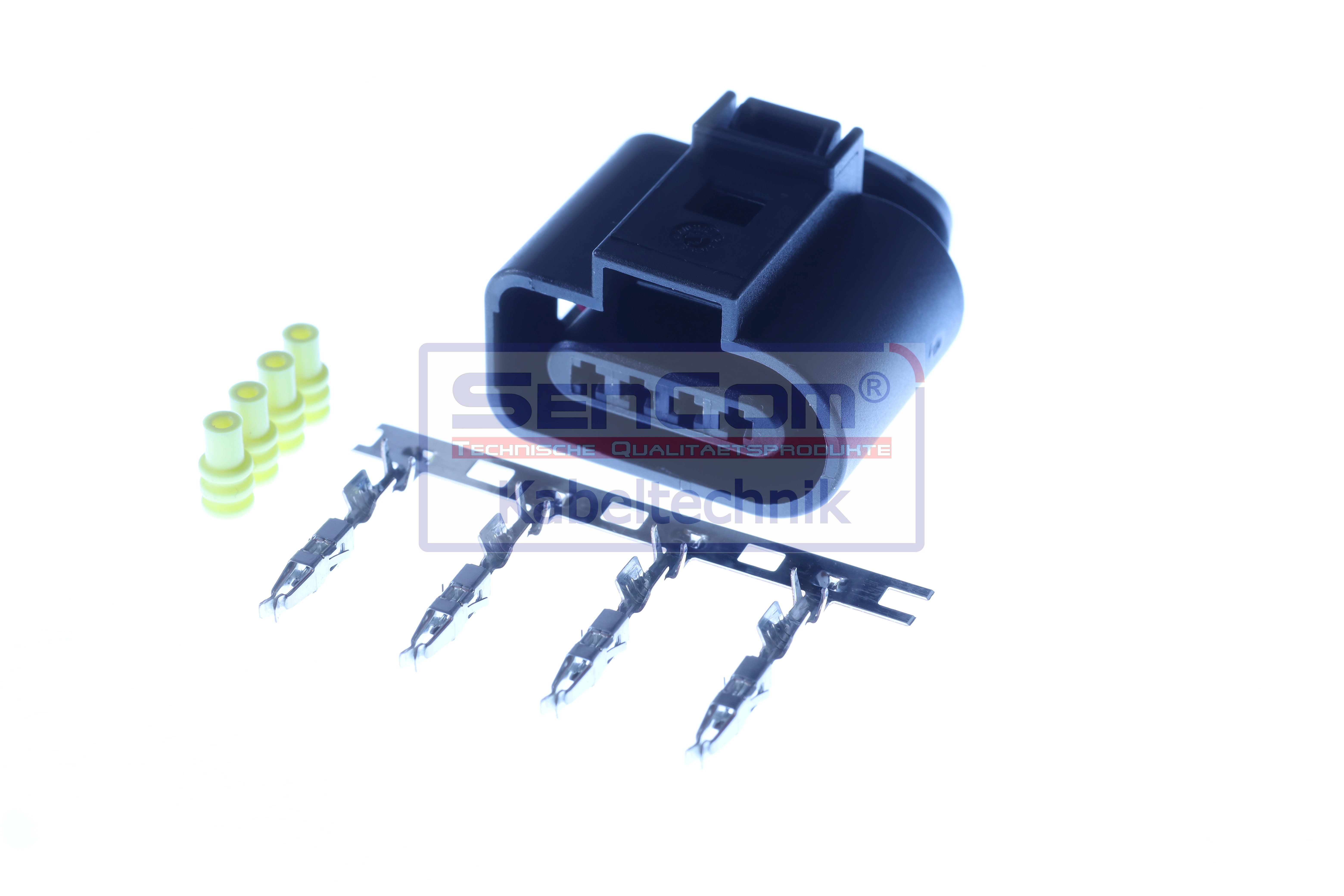 Stecher cu mufa metalica numar pini: 4, kit reparatie [3]