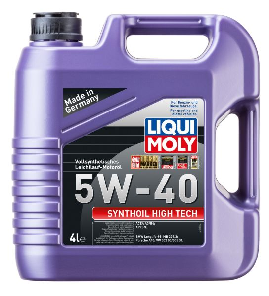 Ulei Lichide tehnice - Ulei motor LIQUI MOLY Synthoil High Tech 5W40 4L CF