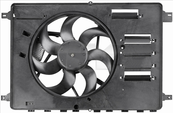 Ventilator radiator (cu carcasa) potrivit FORD GALAXY II, GALAXY MK II, KUGA I, MONDEO IV, S-MAX 1.6-2.5 2006-2015 [1]