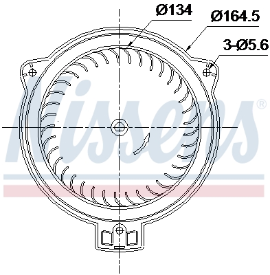 Ventilator habitaclu potrivit TOYOTA ECHO, YARIS, YARIS VERSO 1.0-1.5 1999-2005 [1]