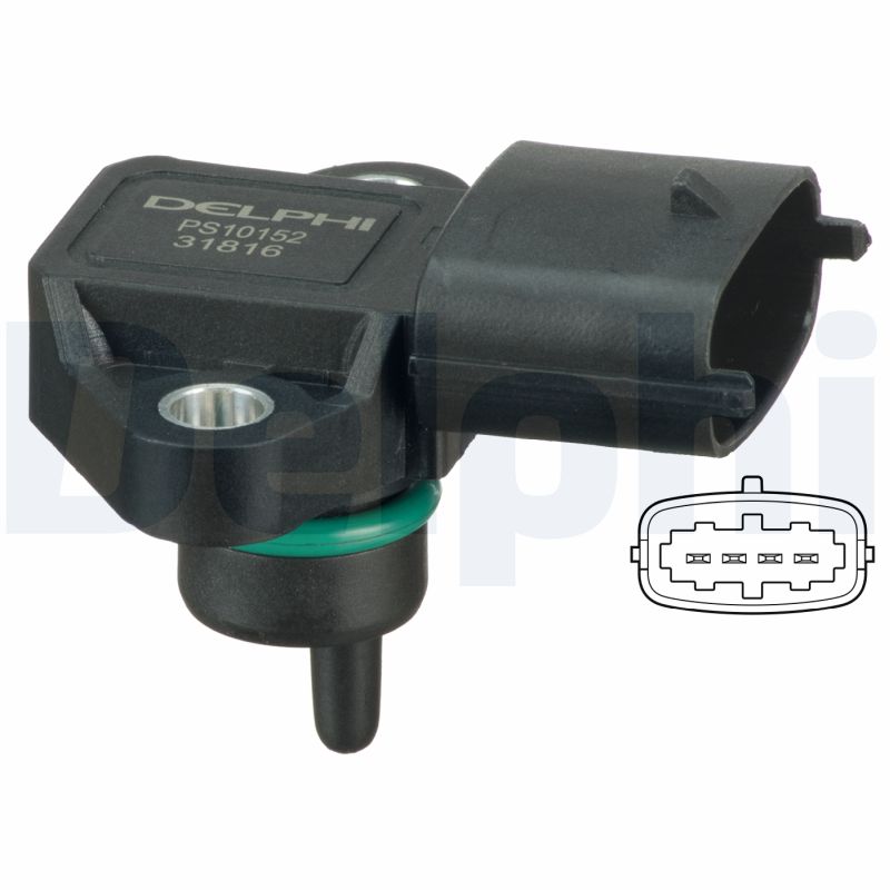 Senzor presiune galerie admisie (4 pin) potrivit HYUNDAI ACCENT III, ELANTRA IV, ELANTRA VI, GENESIS, GETZ, GRANDEUR, H-1 CARGO, H-1 TRAVEL, I10 I, I20 ACTIVE, I20 I 1.0-3.0D 07.02- [3]