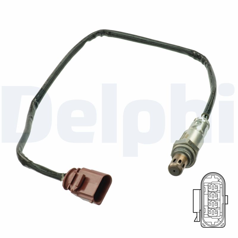 Sonda lambda potrivit AUDI A1, A1 CITY CARVER, A3, Q2; SEAT ARONA, ATECA, IBIZA V, LEON, LEON SC, LEON ST; SKODA KAROQ, KODIAQ, OCTAVIA III, SUPERB III 1.0/1.4 dupa 2014 - (570mm) [1]