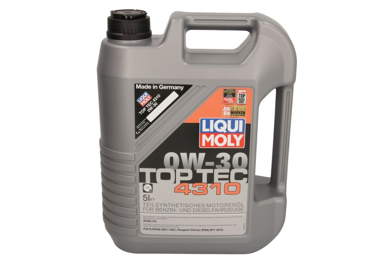 Ulei Lichide tehnice - Ulei motor LIQUI MOLY TopTec 4310 0W30 5L CITROEN B71 2312