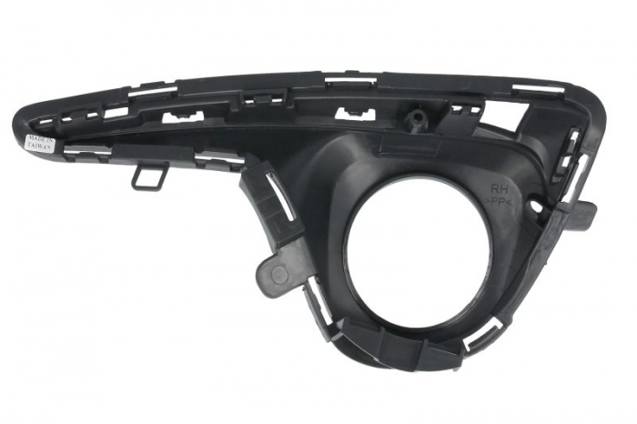 Acoperire bara fata Dreapta (cu gauri pentru lampa de ceata, negru lucios) potrivit TOYOTA YARIS, YARIS/HATCHBACK dupa 2010 dupa 2017 [2]