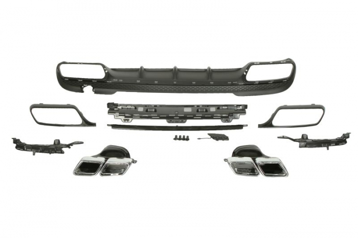 Acoperire bara spate (amg styling, negru) mercedes e t-model (s212), e (w212) 2013-2016