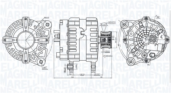 Alternator (12V, 150A) potrivit NISSAN PULSAR, QASHQAI II 1.5D 11.13-