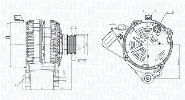 Alternator (12V, 70A) potrivit AUDI 100 C3, 200 C3, 90 B3, V8; SEAT AROSA, CORDOBA, CORDOBA VARIO, IBIZA II, INCA, TOLEDO I; SKODA FELICIA I, FELICIA II; VW CADDY II, CADDY II MINIVAN 1.0-4.2 11.86-03