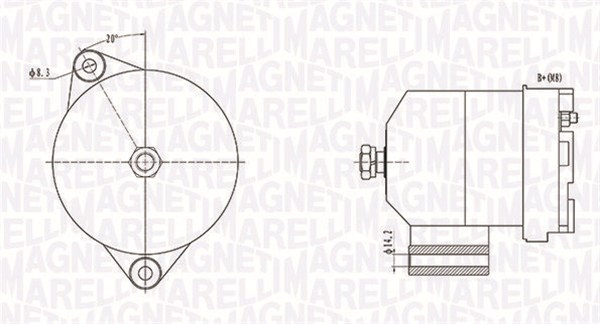 Alternator (12V, 70A) potrivit SEAT AROSA; SKODA FABIA I, FABIA I PRAKTIK; VW LUPO I 1.0 1.4 05.97-06.04