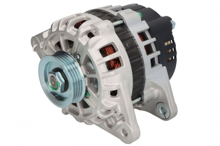 Alternator (12V, 90A) potrivit HYUNDAI ACCENT II, ACCENT III, COUPE II, ELANTRA III, ELANTRA IV, GETZ, I30, MATRIX, TIBURON, TRAJET, TUCSON; KIA CARENS II, CERATO I, RIO II 1.3-2.0 01.00-