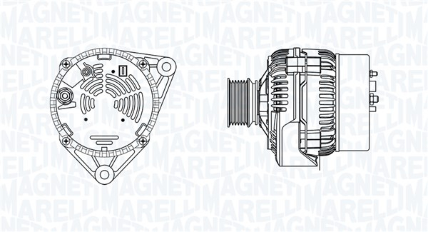 Alternator (12V, 90A) potrivit JOHN DEERE 5000 4045-4045HL286 01.08-