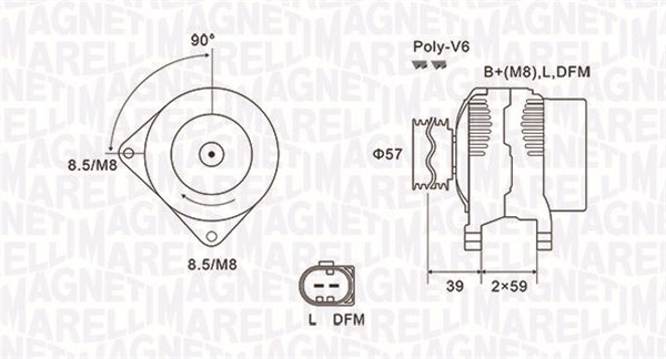 Alternator (14V, 140A) AUDI A4 2.7D 3.0D intre 2004-2009