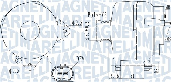 Alternator (14V, 140A) potrivit AUDI A3; SEAT ALTEA, ALTEA XL, IBIZA IV, IBIZA IV SC, LEON, TOLEDO IV; SKODA FABIA II, OCTAVIA II, RAPID, ROOMSTER, ROOMSTER PRAKTIK, YETI; VW BEETLE 1.2 11.08-