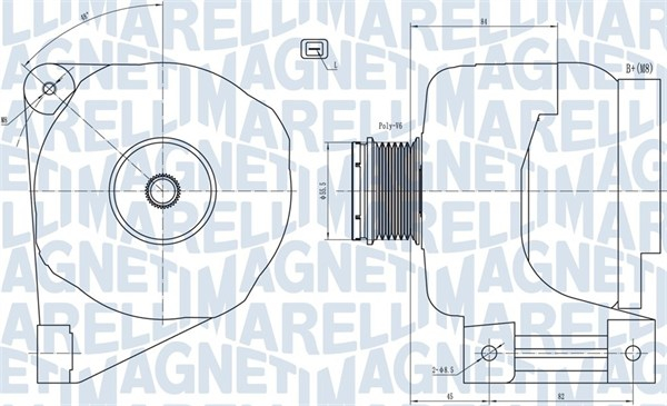 Alternator (14V, 140A) potrivit VOLVO S40 I, S60 I, S80 I, V40, V70 I, V70 II, V70 III, XC70 I 1.6-3.0 05.97-04.10