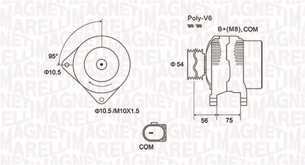 Alternator (14V, 150A) BMW Seria 1 (E81), 3 (E90), 3 (E91), 3 (E92), 3 (E93) 2.0D 3.0D intre 2004-2013