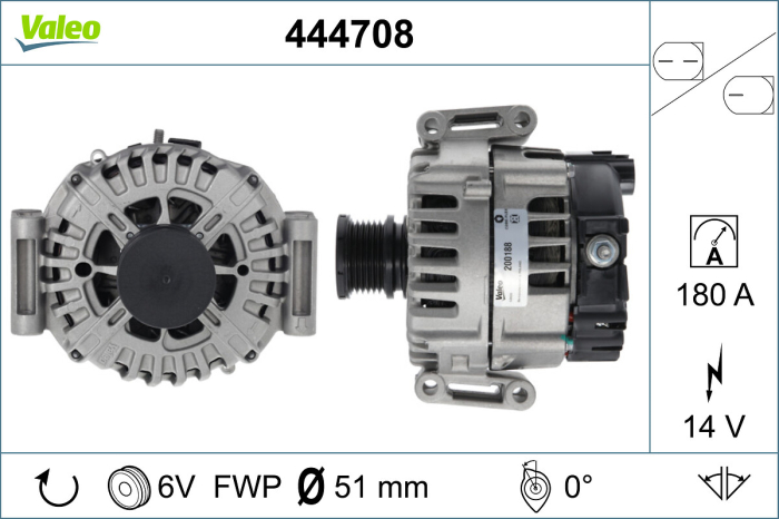 Alternator potrivit MERCEDES C (C204), C T-MODEL (S204), C (W204), CLS (C218), CLS SHOOTING BRAKE (X218), E (A207), E (C207), E T-MODEL (S212) 1.8-5.5 dupa 2003 (14V, 180A, reconditionat) [3]