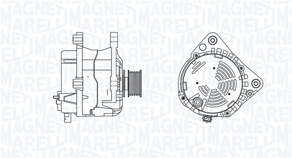 Alternator (14V, 70A) potrivit AUDI A3; FORD GALAXY I; SEAT AROSA, CORDOBA, CORDOBA VARIO, IBIZA II, INCA, TOLEDO I; VW CADDY II, CADDY II MINIVAN, CORRADO, GOLF III, GOLF IV 1.0-2.9 02.88-09.10