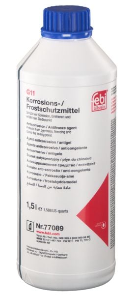 Antigel concentrat tip G11 G48, 1,5l, albastru