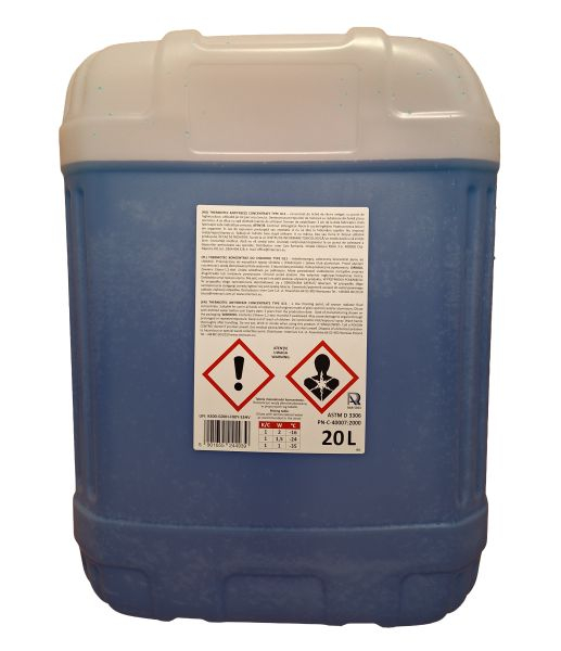 Antigel (tip de refrigerant G11/G48) (20L, 1:1=-35°C), albastru, standard: ASTM D3306; PN-C-40007:2000, contine: mono-etilenglicolului potrivit DAF 400-SERIE [2]