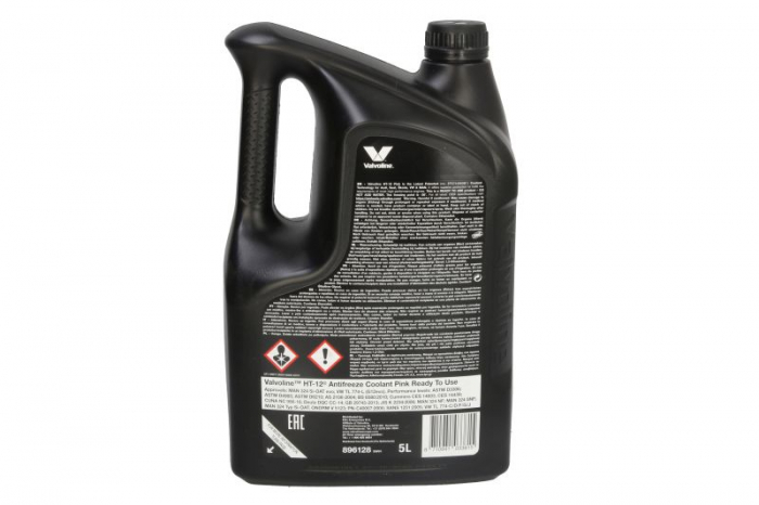 Antigel tip G12 Evo/G65 , Si-OAT, roz, norma: AS 2108-2004; ASTM D3306; ASTM D4985; ASTM D6210; BS 6580:2010; CUNA NC 956-16; China GB 29743-2013; DEUTZ DQC CC-14; JIS K 2234:2006; MAN 324 NF; MAN [2]