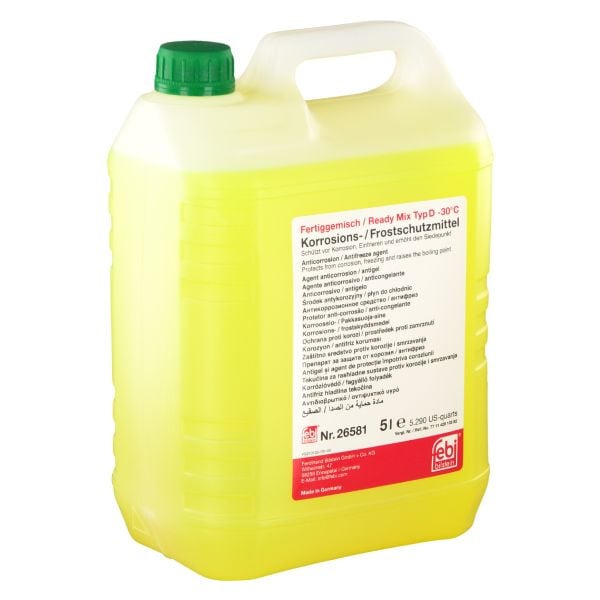 Antigel verde, fara silicati, tip RENAULT Glaceol RX type D , 5l , - 35C