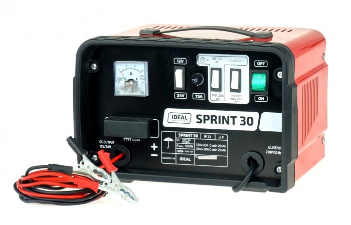 Aparat incarcat baterii auto 12 si 24 volti acumulator cu acid SPRINT 30