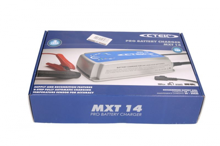Aparat incarcat baterii auto  24V MXT 14, 14A , acumulator Umed, MF, Ca/Ca, AGM si GEL (28–300Ah) [2]