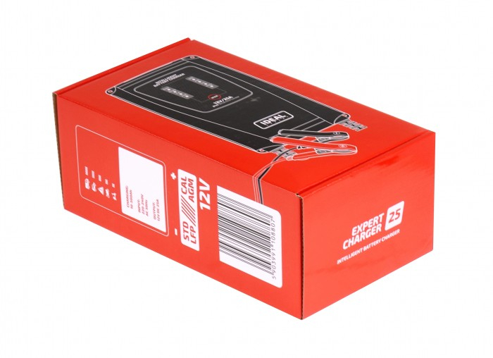 Aparat incarcat baterii auto EXPERT CHARGER 25, voltaj incarcare: 12 V IDEAL, curent incarcare: 25A, tip baterie: AGM/CaL/CAL/EFB/GEL/LiFePO4/MF/WET [4]