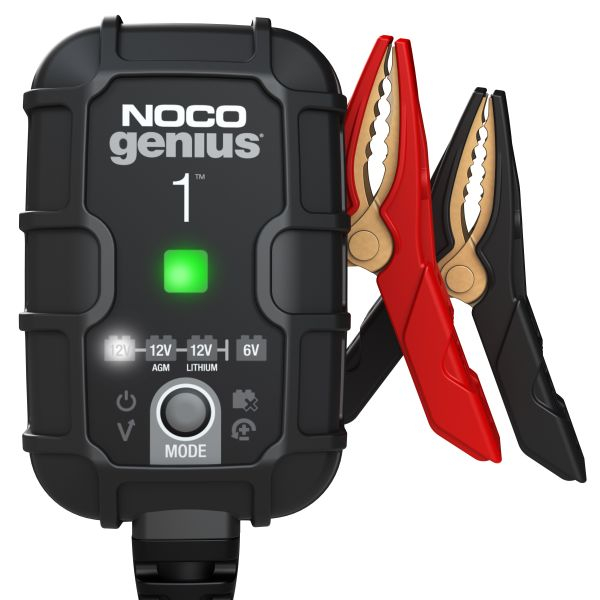 Aparat incarcat baterii auto GENIUS1EU, voltaj incarcare: 6/12 V NOCO, curent incarcare: 1A, alimentare: 120/240V, tip baterie: AGM/EFB/GEL/Li-Ion/MF/WET [2]