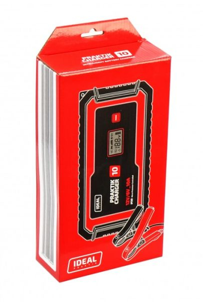 Aparat incarcat baterii auto PRAKTIK CHARGER 10 LCD, voltaj incarcare: 6/12 V IDEAL, curent incarcare: 10A, alimentare: 230V, tip baterie: AGM/EFB/GEL/MF/WET [3]