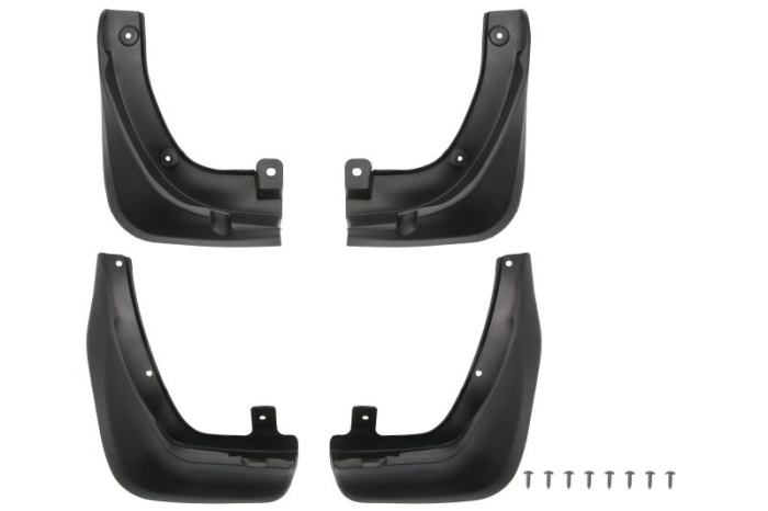 Aparatoare noroi Fata/Spate Dreapta/Stanga (set 4 buc.) potrivit KIA SPORTAGE II JE 2008-2010 [1]