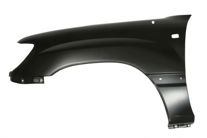 Aripa fata stanga potrivit TOYOTA LAND CRUISER FJ100 1998-2007 (cu locas indicator, cu orificii pentru sina, cu locas antena) [2]