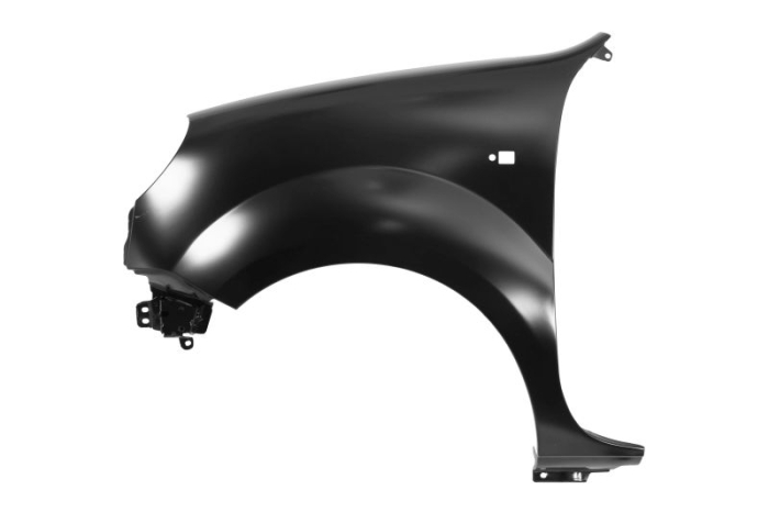 Aripa fata Stanga cu locas semnalizator, galvanizat, certificat TUV potrivit NISSAN KUBISTAR X76, X80; RENAULT KANGOO I 04.03-10.09