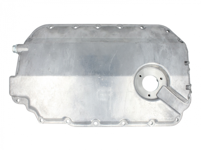 Baie ulei aluminiu, cu locas senzor potrivit AUDI A4 B6, A4 B7, A6 C5, A8 D2, ALLROAD C5; SKODA SUPERB I; VW PASSAT B5, PASSAT B5.5 2.5 usi 1997-2008