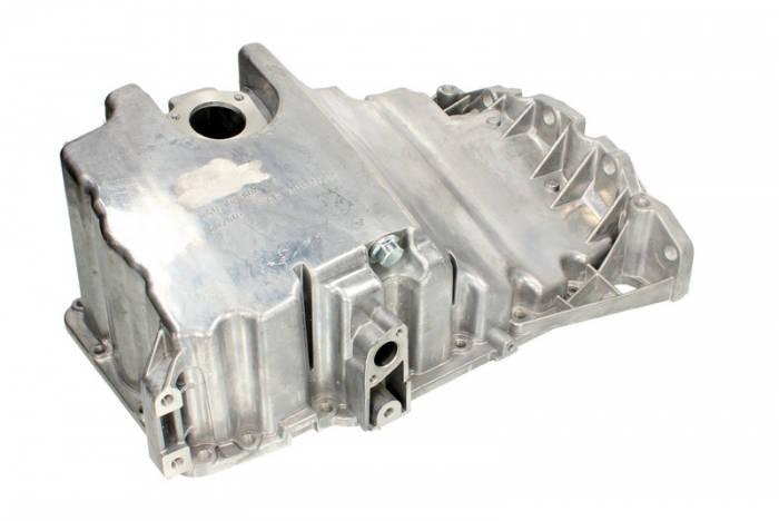 Baie ulei aluminiu, partea inferioara, cu locas senzor potrivit AUDI A4 B7, A6 C6; SEAT EXEO ST 2.0 2004-2013 [2]
