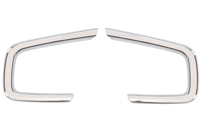 Bandou grila fata Dreapta Stanga Set 2 bucati, crom potrivit RENAULT GRAND KANGOO III, KANGOO III, KANGOO III MINIVAN 06.21- 01.21-