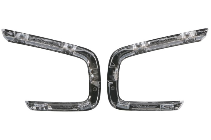 Bandou grila fata Dreapta/Stanga Set 2 bucati, crom potrivit RENAULT GRAND KANGOO III, KANGOO III, KANGOO III/MINIVAN 06.21- 01.21- [2]