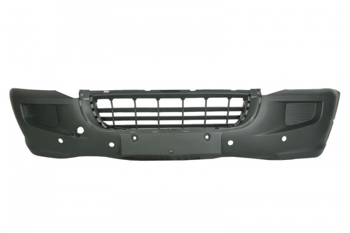 Bara fata cu grilaj, cu locas senzori parcare, gri inchis potrivit VW CRAFTER 30-35, CRAFTER 30-50 2006-2011